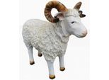 Zackelschaf Figura Decorazione Giardino Decorazione Fattoria Statue Sculture Pecora 75Cm