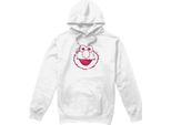 Sesame Street - Felpa Con Cappuccio Per Uomini/Donne Unisex TV27624 (Xl) (Bianco)