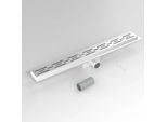 Webo Rvs Douchegoot 70 Cm Completo Di Scarico Di Ingresso Flens