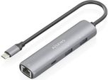 Aisens ASUC-4P039-GR, Cavo, Usb 3.2 Gen 1 (3.1 Gen 1) Type-C, 10,100,1000 Mbps, Ieee 802.3, Ieee 802.3Ab, Ieee 802.3U, ŠEdá, Usb