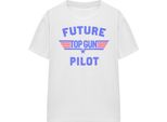 Top Gun - Maglietta "Future Top Gun Pilot"" Da Donna TV27703 (Xxl) (Bianco)"
