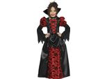 Fiestas Guirca - Costume Da Vampiressa Per Bambina FG1468 (146-152) (Nero/Rosso)