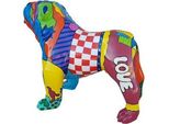 Decorazione Di Design Figura Di Cane In Plastica Scultura Da Giardino Statue 72X90 Cm Nuovo