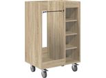 Vidaxl Armadio Da Golf Con Ruota In Rovere Uni Sonoma 65 X 45 X 98 Cm