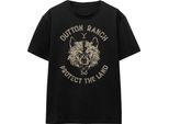 Yellowstone - Maglietta "Dutton Ranch Protect The Land"" Da Donna TV27739 (Xl) (Nero)"