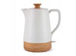 Maestro MR-076 Electric Kettle 1.8 L 1800 W White, Wood
