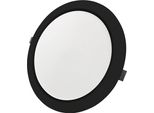 Luxula Luce Da Incasso Led, 18W, Eek: F, 1800Lm, Cct, IP44, Nero