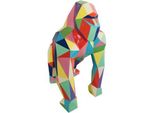 Scultura Moderna Di Gorilla In Plastica Figura Decorativa Da Giardino 128X78Cm Statue