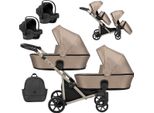 Kunert Brav Duo 3In1 In Ecopelle Con Ruote In Gel E Telaio Champagne
