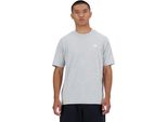 New Balance Maglietta Con Logo Piccolo Grau S Herren Grau S