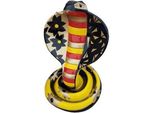 Decorazione Di Design Figura Cobra In Plastica Scultura Giardino Statue 90 Cm Nuovo