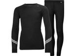 Helly Hansen Hh Lifa Set Intimo Funzionale Nero 12 Anni Ragazzi, Ragazze Nero 12 Anni