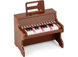 Costway Tastiera Per Bambini A 25 Tasti, Pianoforte Per Bambini Con Leggio, Modalità Didattica, Velocità E Volume Regolabili, Pianoforte Per Bambini Dai 3 Anni Di Età