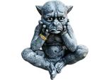 Figura Decorativa Scultura 35 Cm Statue Sculture Drago Troll Nuovo G9