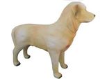 Cane Decorativo Statua Da Giardino Statue 75Cm Figura A Grandezza Naturale Plastica