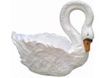 Cigno Decorativo Statua Da Giardino Statue 54 Cm Figura A Grandezza Naturale Plastica