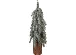 Clayre & Eef Mini Albero Di Natale Artificiale Ø 15X44 Cm Legno Verde