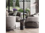 Casa Padrino Tavolino Con Piano In Vetro Bronzo/Grigio Scuro H. 50 Cm - Mobili