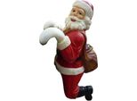 Figura Di Babbo Natale Statua Per Esterni Decorazione Luminosa Babbo Natale Scultura 108Cm Nuovo