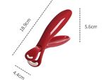 Inf Pinza Antiscottatura Da Cucina: Pinza In Silicone Resistente Al Calore Rosso