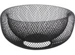 5Five Simply Smart Aufbewahrungskorb Mesh, Obstkorb, Dekoschale, Metall, Schwarz, 27 Cm, 125128A