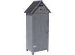 Armadio Da Giardino "Cabanon"" - 77 X 54,5 X 179 Cm - Antracite"