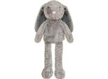 Peluche A Forma Di Coniglio, Grigio, 40 Cm, Lavabile In Lavatrice