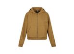 Urban Classics TB6131 | Ladies Boxy Zip Hoody Giacca Con Cappuccio Da Donna - Colore: Summerolive - Taglia: Xl