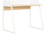 vidaXL Schreibtisch Weiß und Eiche 90x60x88 cm - Computer Tisch - Computer Tische - Computer Schreibtisch - Computer Schreibtische