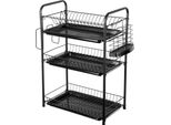 Scolapiatti A 3 Livelli Scolapiatti 48X24X52 Cm Brunbeste Bb-3413