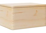 Vidaxl Scatola Di Legno Con Coperchio 40X30X23 Cm In Legno Di Pino Massiccio