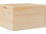 Vidaxl Scatola Di Legno Con Maniglie 40X30X23 Cm In Legno Di Pino Massiccio