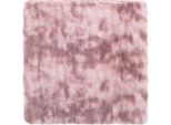 Vidaxl Tappeto Shaggy A Pelo Alto Navarra Rosa Antico 160X160 Cm Poliestere