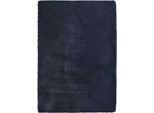 Vidaxl Tappeto Shaggy A Pelo Alto Navarra Blu Navy 240X340 Cm Poliestere