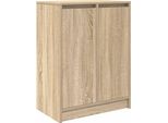 Vidaxl Scarpiera In Rovere Sonoma 57X34X76 Cm Materiale A Base Di Legno