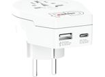 Skross Reisiadapter Skross World To Eu Usb AC20PD