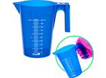 Misurino In Plastica 500 Ml Pp Scala Laccata Blu Con Manico