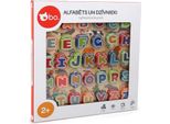 Puzzle Educativo In Legno Con Alfabeto E Animali Per Bambini