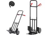 Succebuy Carrello Porta Sacchi Con Capacità Di Carico Di 272 Kg, Carrello Di Trasporto 480X460X1200 Mm, Carrello Portatile Con Cinghia Di Fissaggio, Carrello Di Trasporto, Carrello Impilabile, Carrello Di Trasporto Per Casa, Ufficio, Magazzino E Supermercato