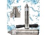 Ibo | Pompa Sommersa 4'' - 2400 L/H - 75 M Di Prevalenza - Esente Da Manutenzione - Alta Efficienza - Robusta