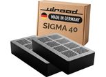 Ulroad 2 Filtri A Carbone Attivo Adatti Per Geberit Sigma 40 Come Tipo 1 N. 242.555.00.1 Filtro A Carbone Attivo Duofresh