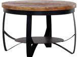 Couchtisch Gutmann Factory "Siesta", Beige (Natur, Schwarz, Natur), B:60Cm H:40Cm T:60Cm, Tische, Couchtisch