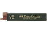 Faber-Castell 120501 Ricarica Super Polymer - 0,5 Mm, B, Nero, 12 Ricariche