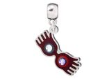 Carat Shop, Ciondolo Harry Potter Occhiali Luna Lovegoods (Placcato Argento)