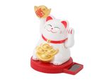 Gatto Solare Fortunato, Decorazione Solare Del Gatto, Statua Del Gatto Fortunato, Gatto Solare Fortunato Rotante, Gatto Fortunato Alimentato Ad Energia Solare, Statua Del Gatto Fortunato Solare