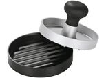 Burgerpresse RÖSle "25082", Schwarz, Ø:11Cm, Aluminiumguss, Kunststoff, KüChenpressen, Fleischpresse Zum Einfachen Formen Von Burgerpatties, Ø 11 Cm