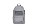Freizeitrucksack EASTPAK DBL OFFICE, Damen, grau (sunday grau), Polyester, Basic, Rucksäcke Freizeitrucksack, Backback Freizeitrucksack Laptoprucksack (17 Zoll) Schulrucksack
