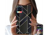 Custodia Per Realme 8 / 8 Pro - Cornici Dorate, Motivi Eleganti + Vetro