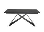 Tavolo Da Pranzo Allungabile Vidor 3 - 160X90, Nero / Nero Opaco