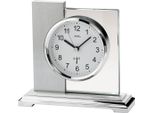 Ams 5141 Orologio Da Tavolo Radiocomandato Dorato Angolare Moderno Color Ottone Con Vetro Orologio Da Tavolo Radiocomandato